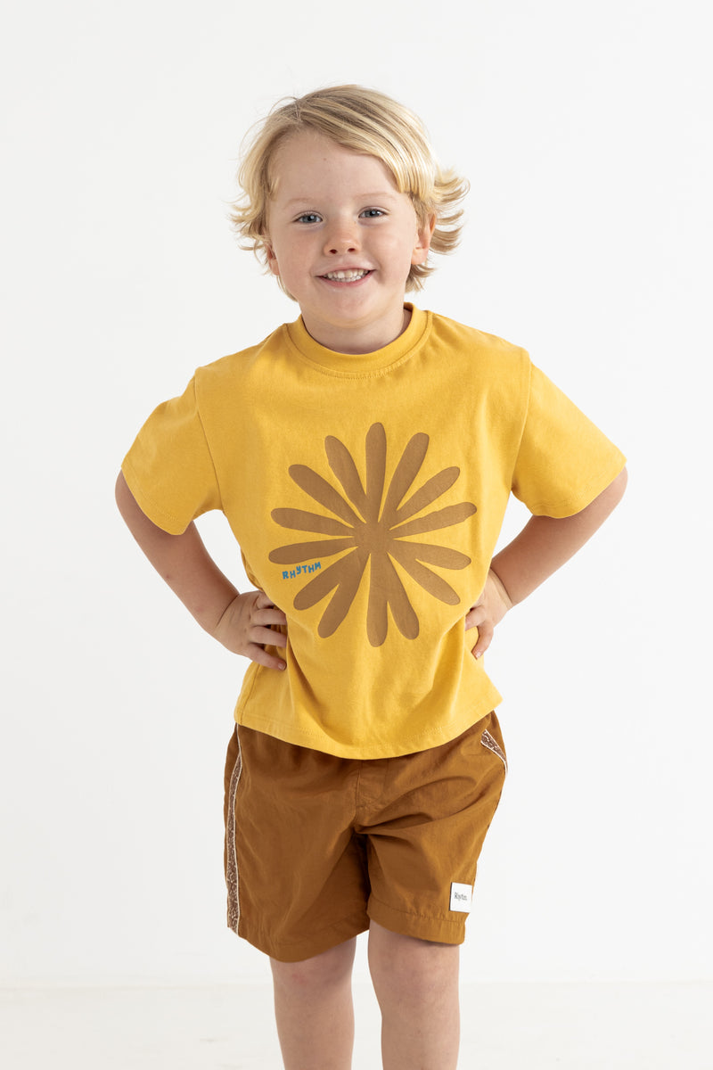 Kids Sun Ra SS T-Shirt Sun Yellow