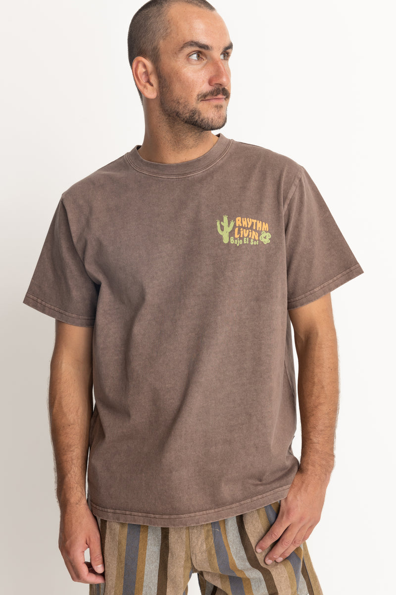 Desert Vintage Ss T Shirt Brown