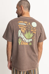 Desert Vintage Ss T Shirt Brown