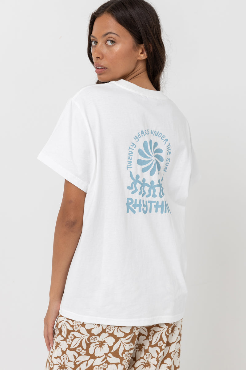 Pacific Band Tee White