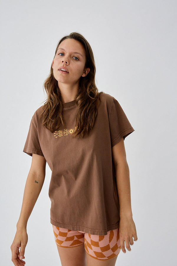 Radiant Band T-Shirt Brown