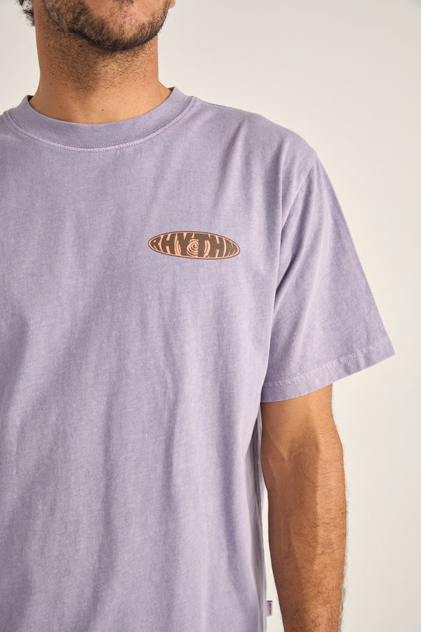 Sound Printed Vintage Ss T Shirt Mauve