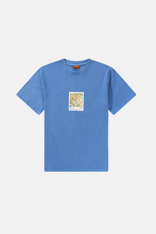 Vol127 Vintage Ss T Shirt Blue