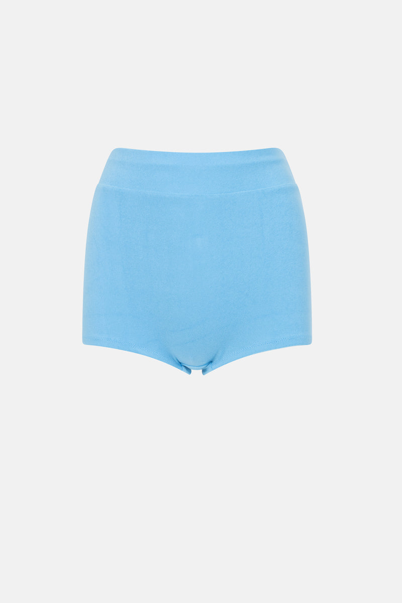 Terry Contrast Surf Short Blue