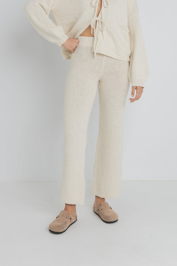 Emmie Knit Pants Natural