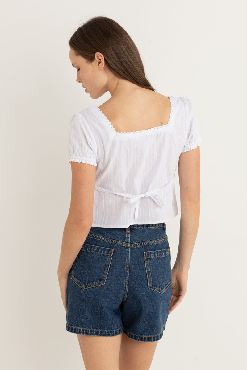 Sadie Top White