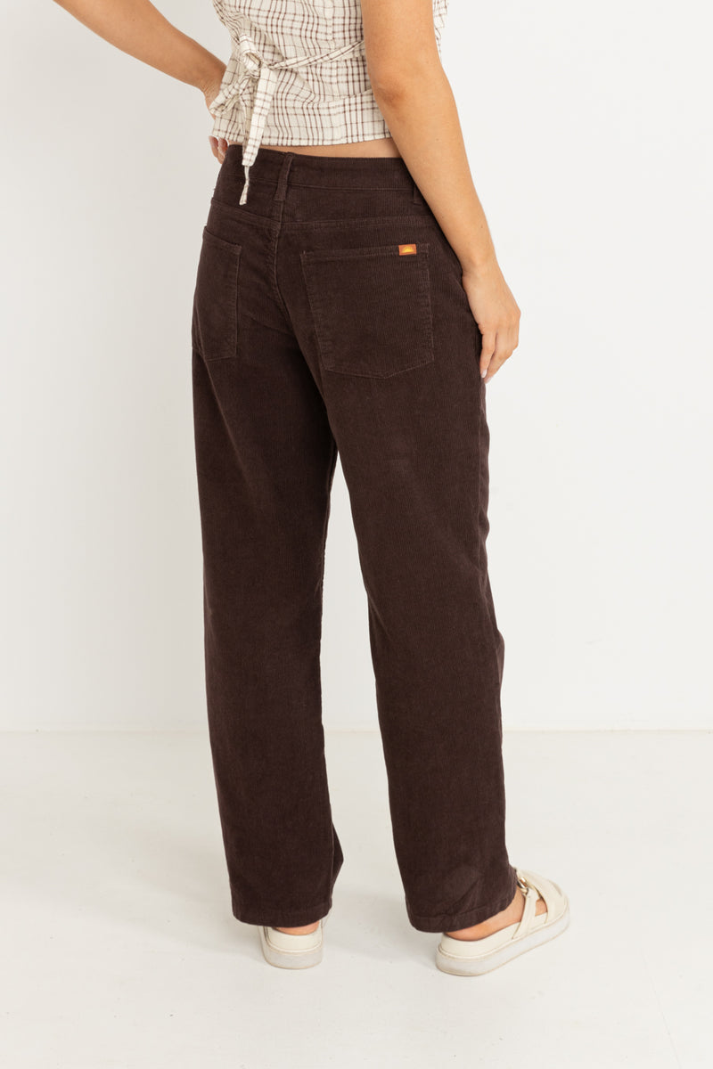 Lula Low Rise Pant Chocolate