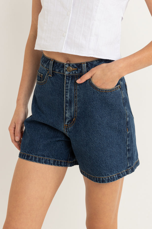 Escape Denim Short Dark Blue