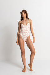 Mimi Floral Cross Back One Piece Rose