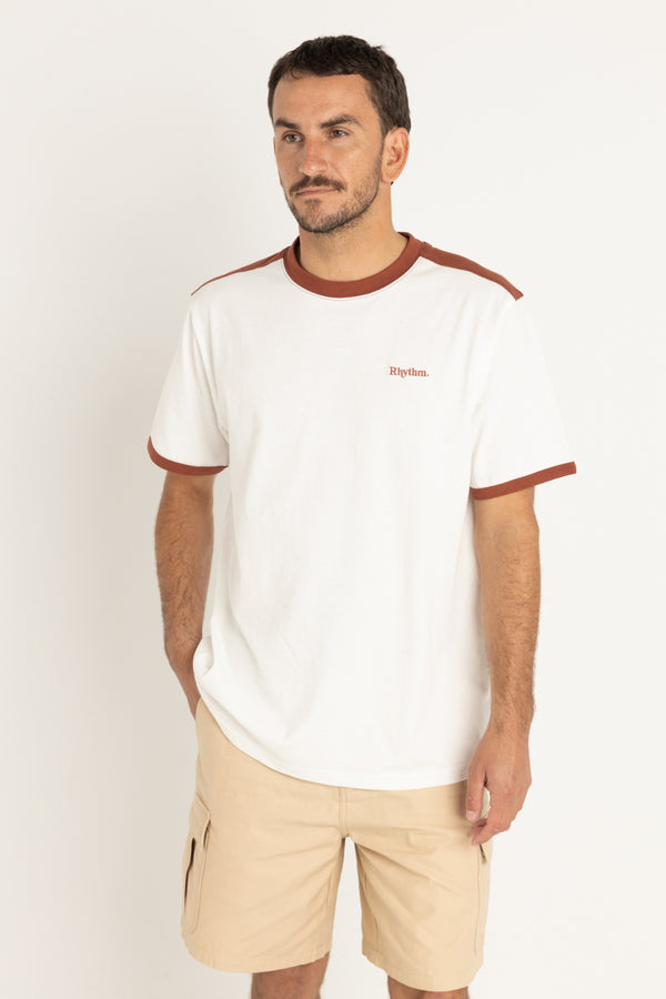 Ringer Ss T-Shirt Rust