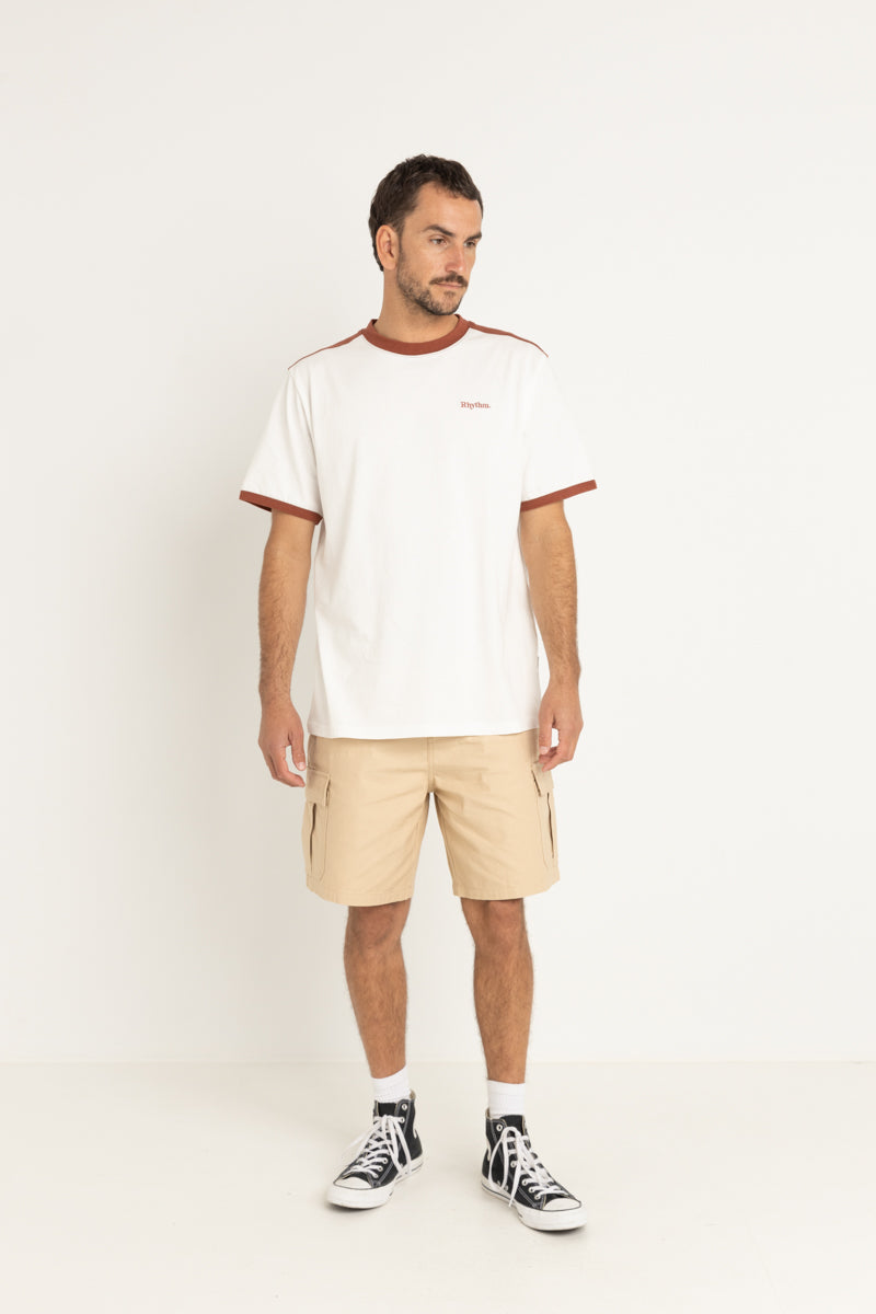 Ringer Ss T-Shirt Rust