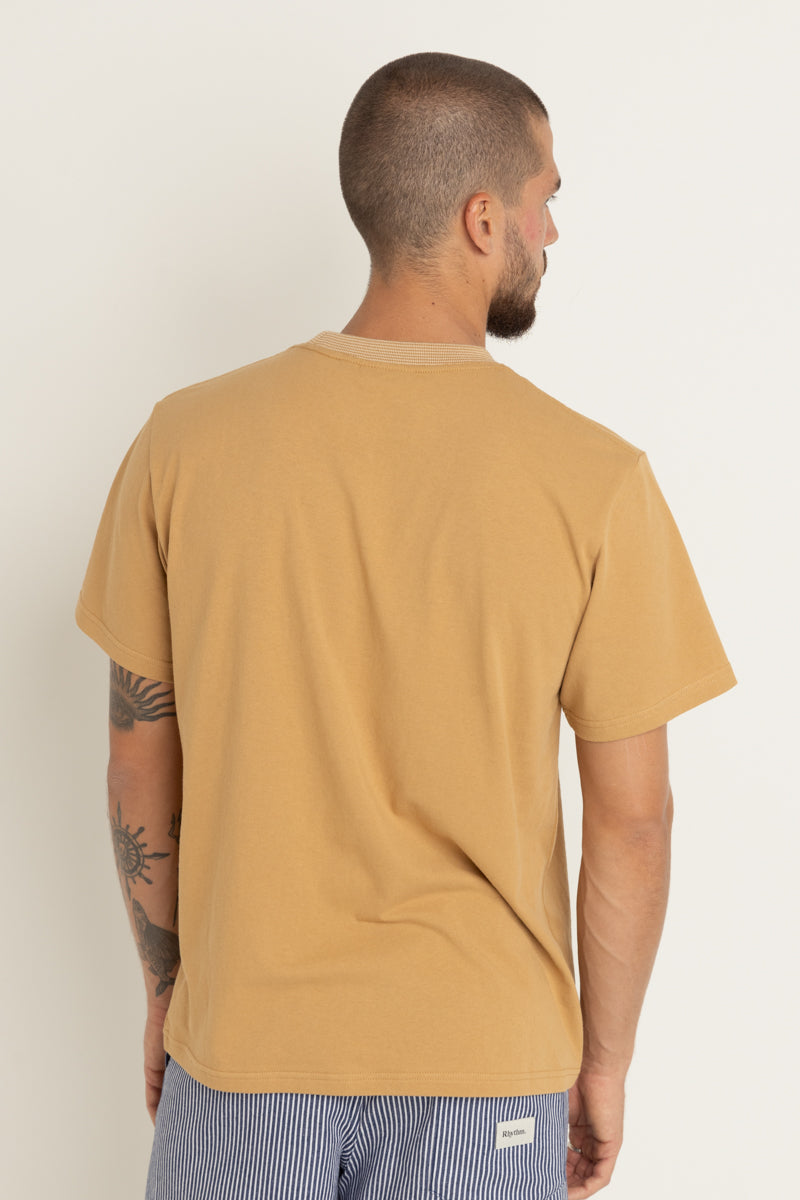 Contrast Vintage Ss T-Shirt Tan