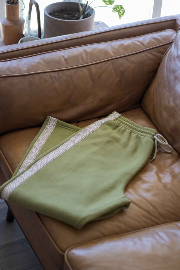 Fletcher Fleece Track Pant Moss