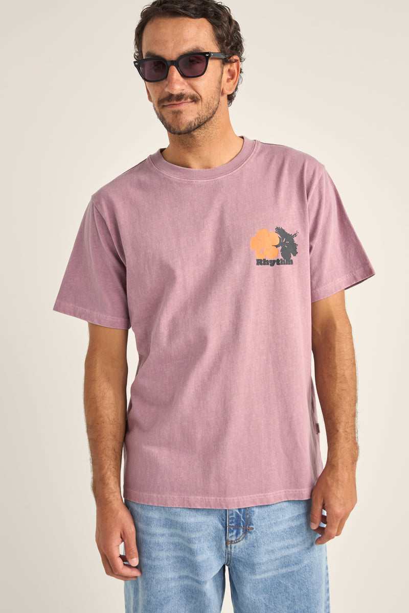 Tropic Radio Vintage Ss T-Shirt Grape