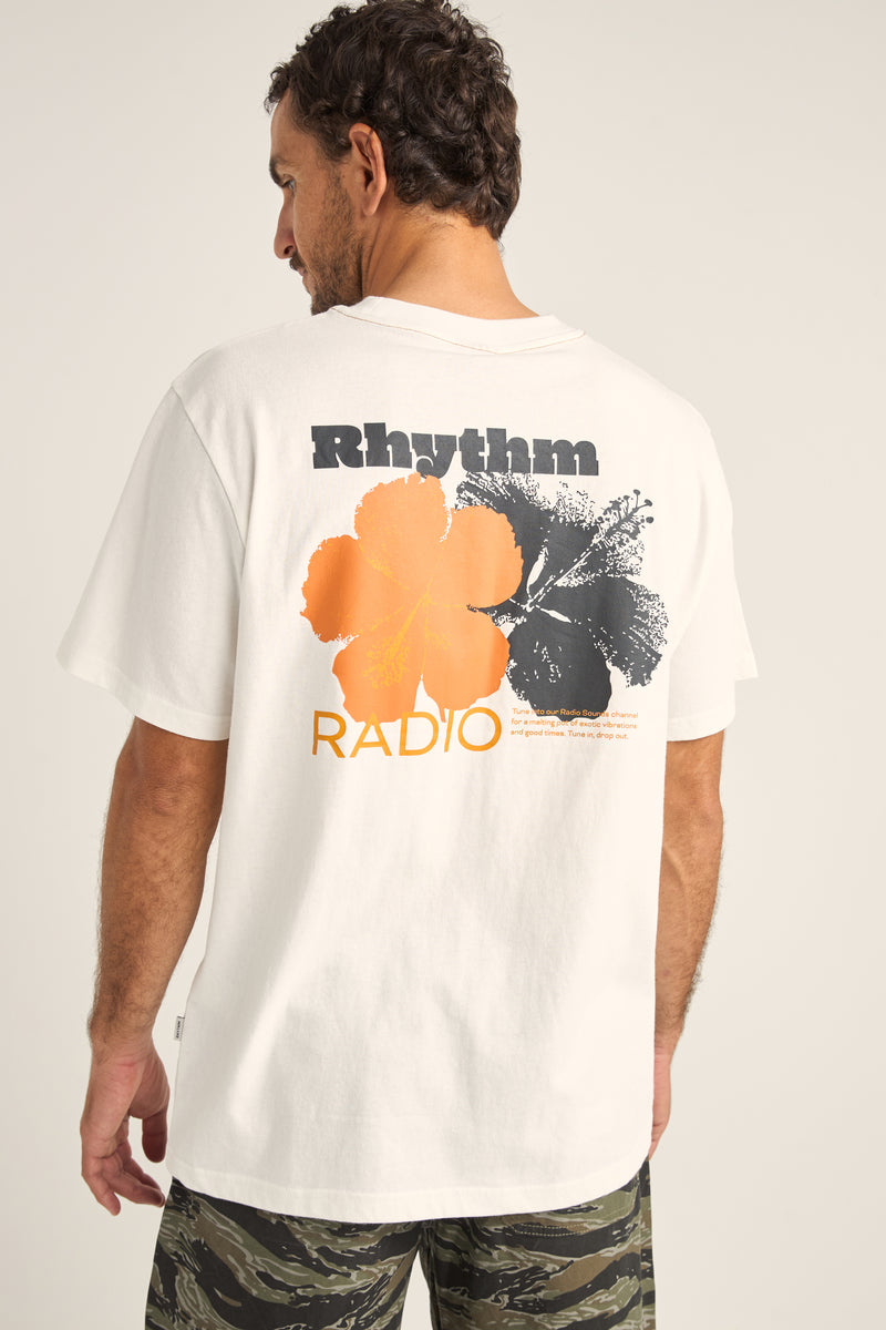 Tropic Radio Vintage Ss T-Shirt White