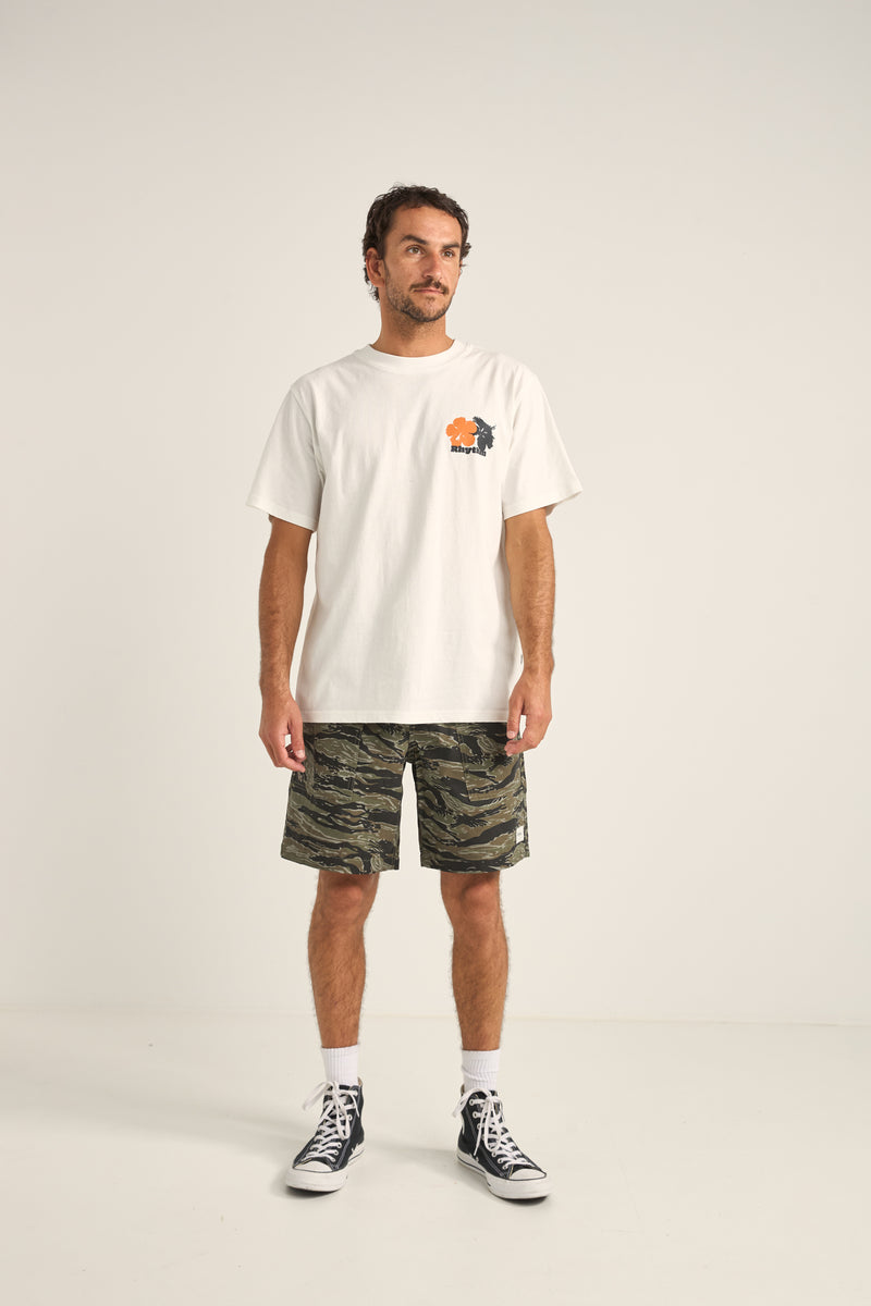 Tropic Radio Vintage Ss T-Shirt White