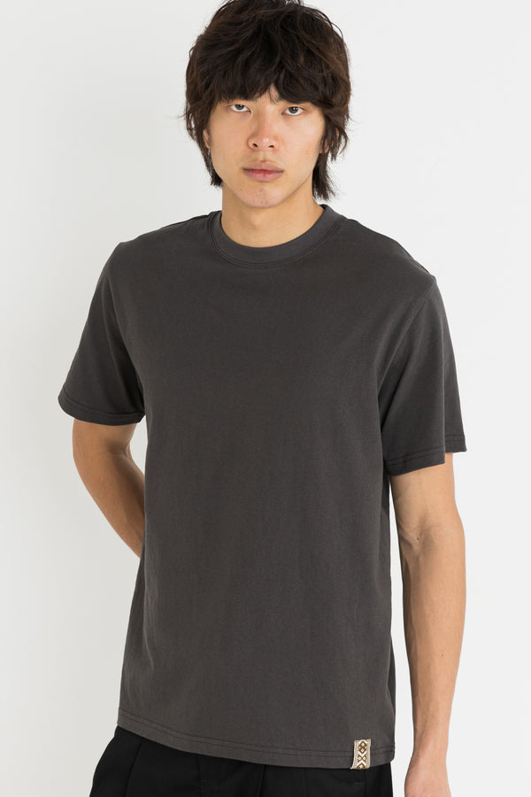 Woven Vintage Ss T-Shirt Vintage Black