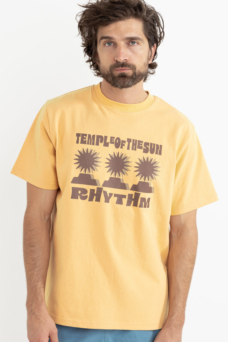 Temple Of The Sun Vintage Ss T-Shirt Yellow