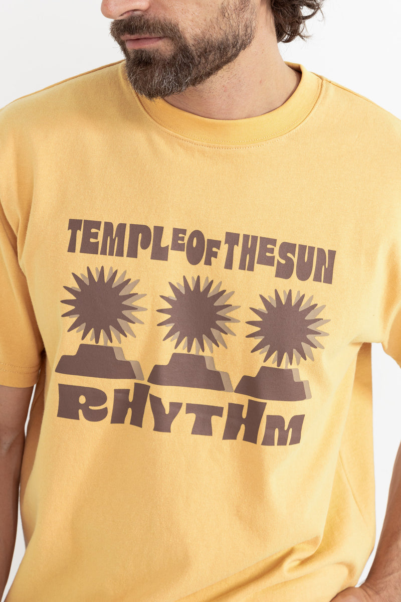 Temple Of The Sun Vintage Ss T-Shirt Yellow