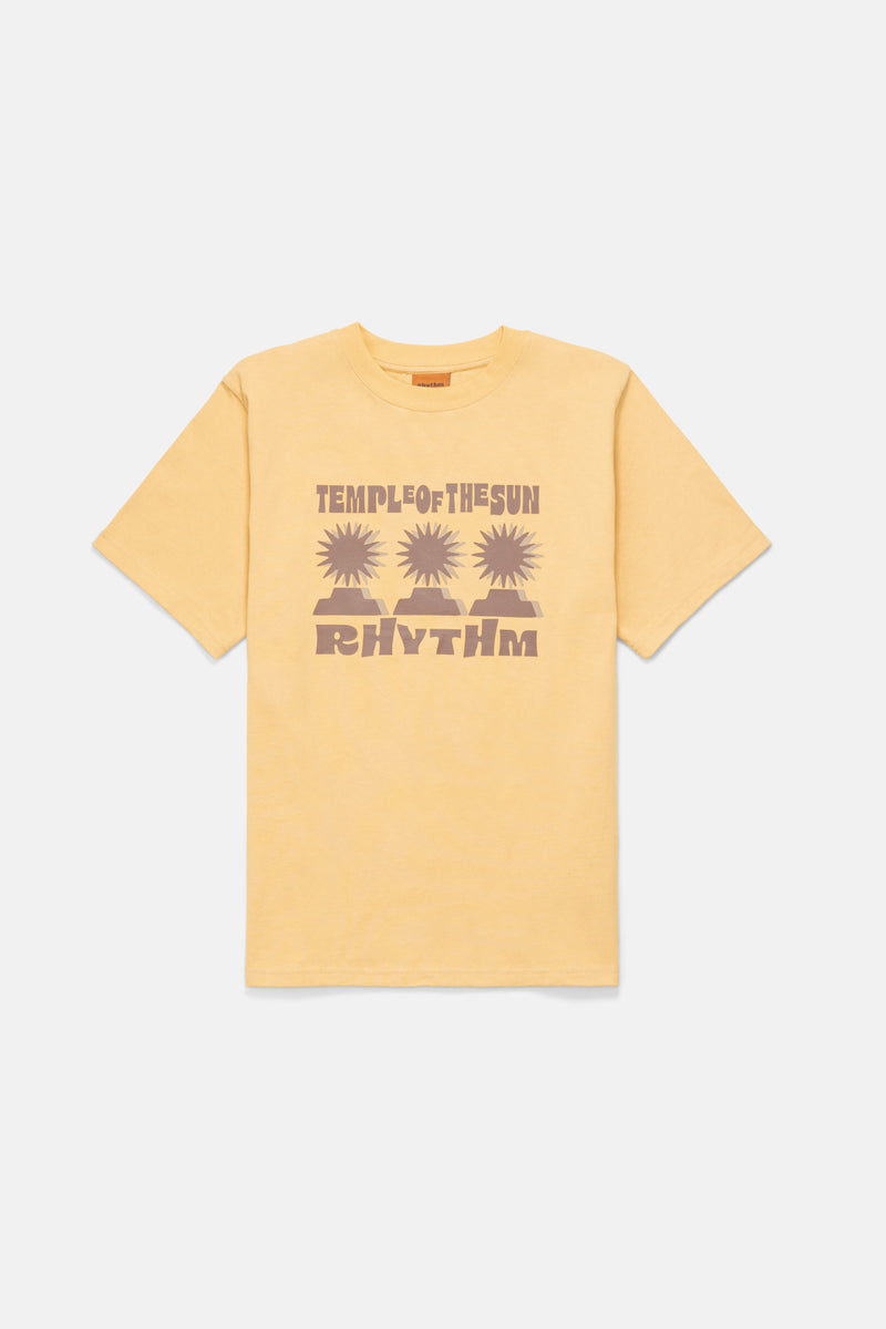 Temple Of The Sun Vintage Ss T-Shirt Yellow