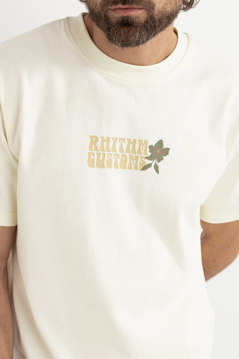 Blossom Vintage Ss T-Shirt Ecru