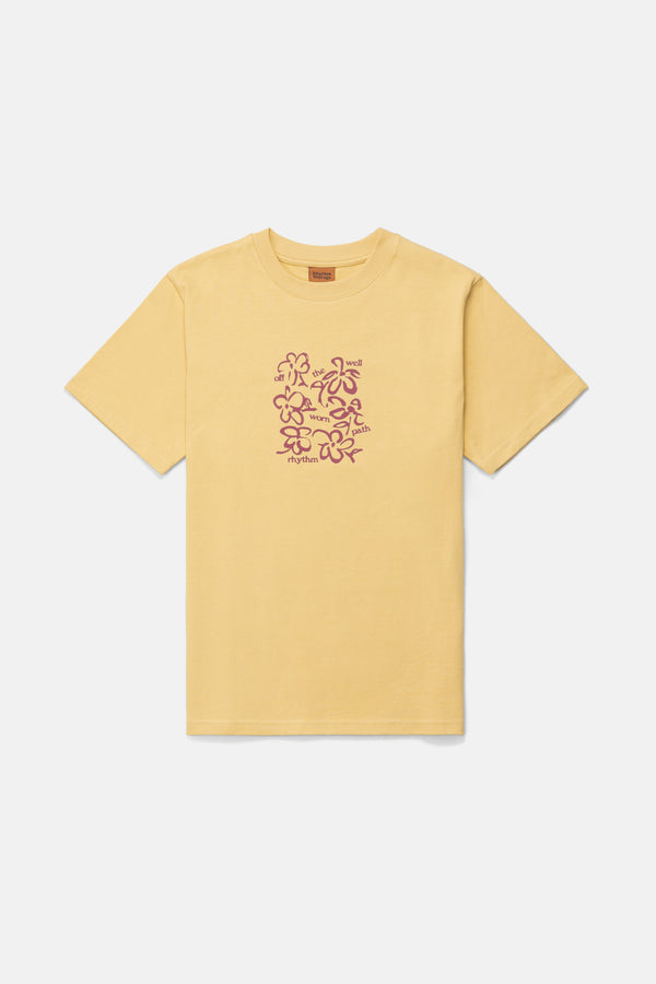 Florist Vintage Ss T-Shirt Yellow