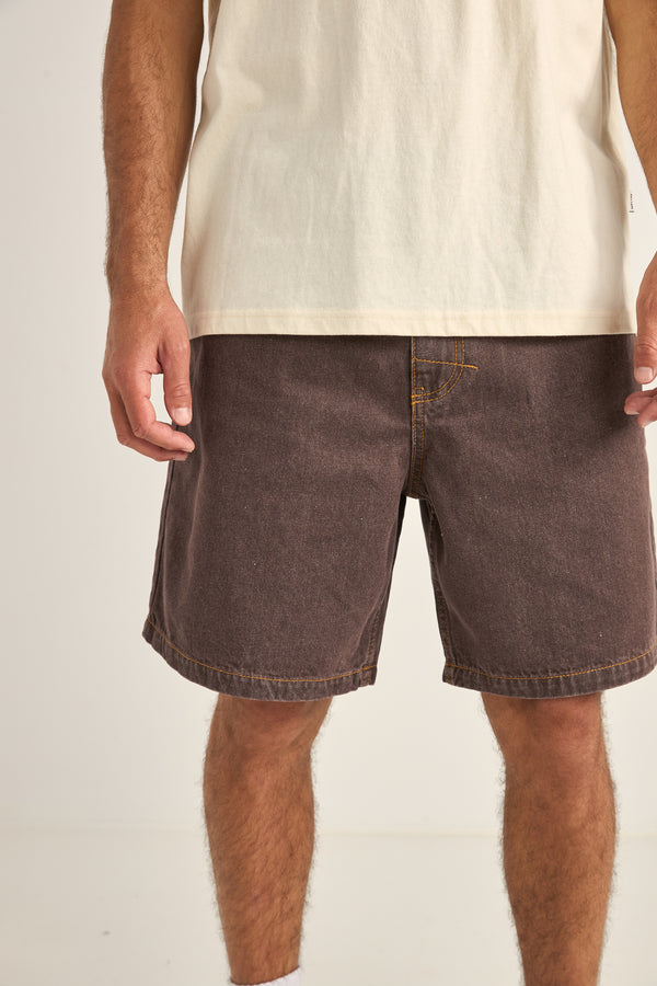 Chile Denim Short Brown