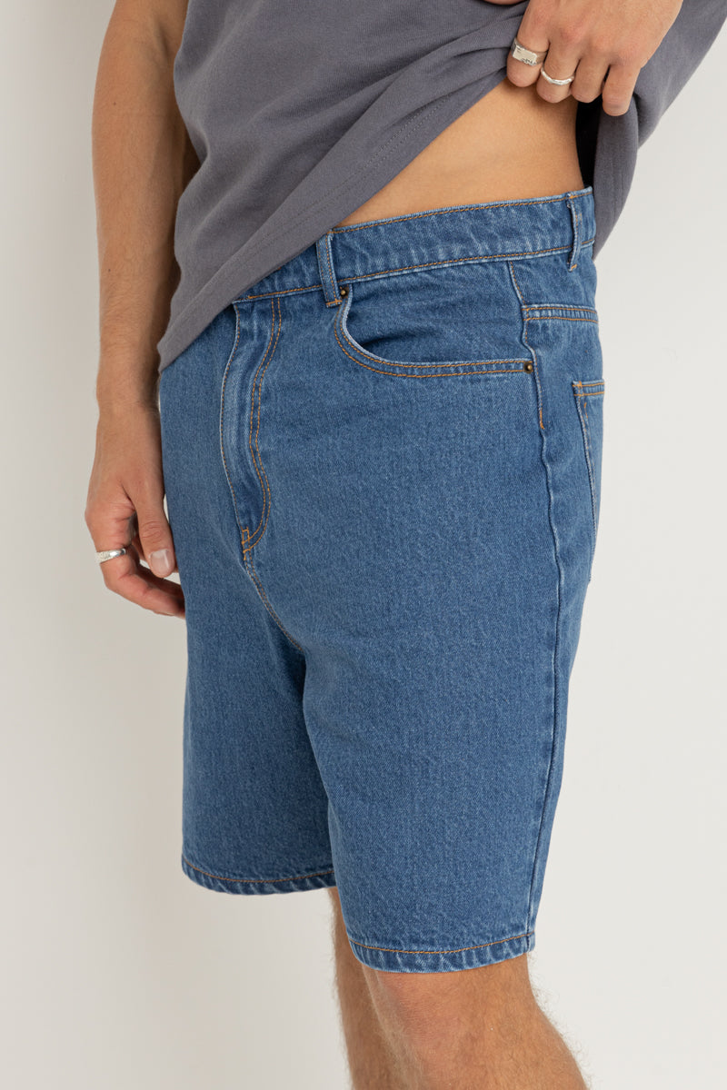 Essential Jean Short Indigo