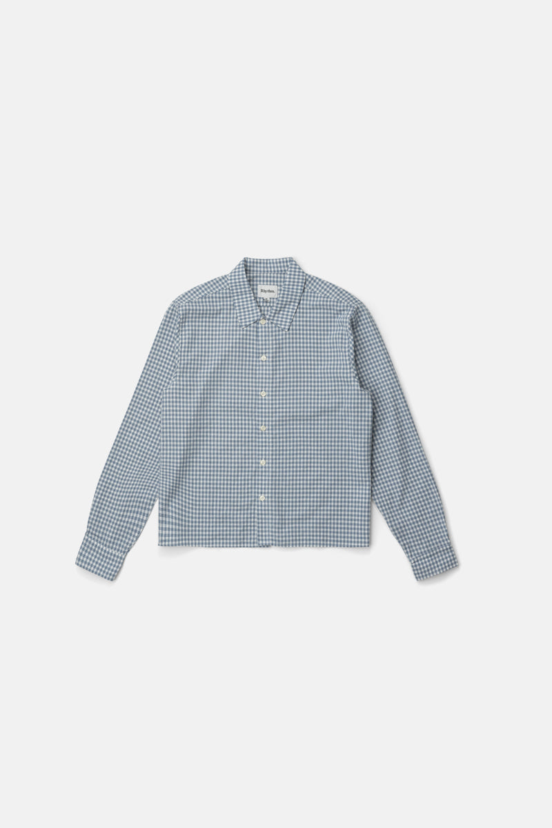 Azul Check Ls Shirt Blue