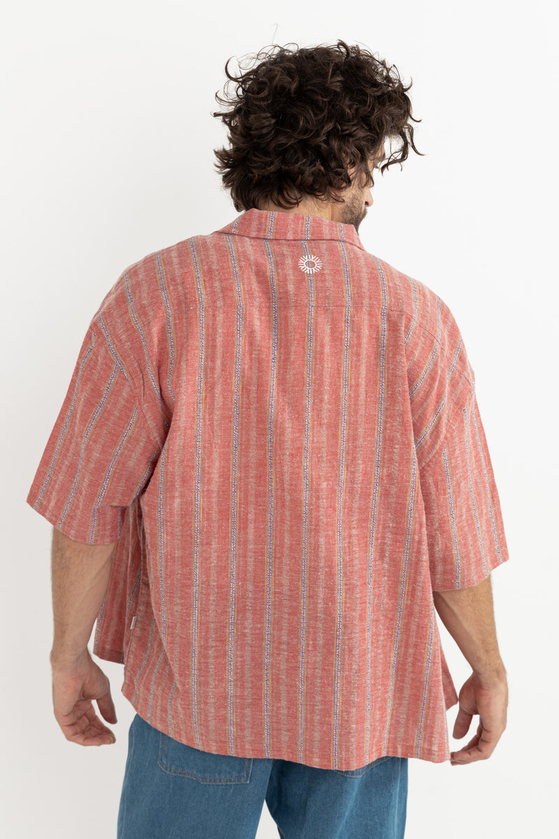 Charlie Relaxed Ss Shirt Red