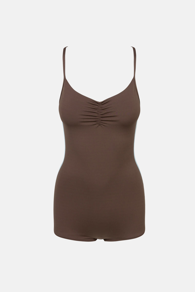 Piper Active Short One Piece Brown