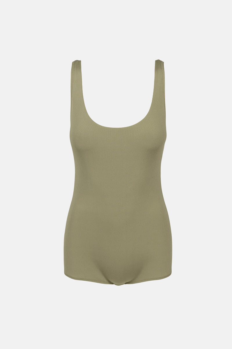 Bonsai Rib Active Short One Piece Sage