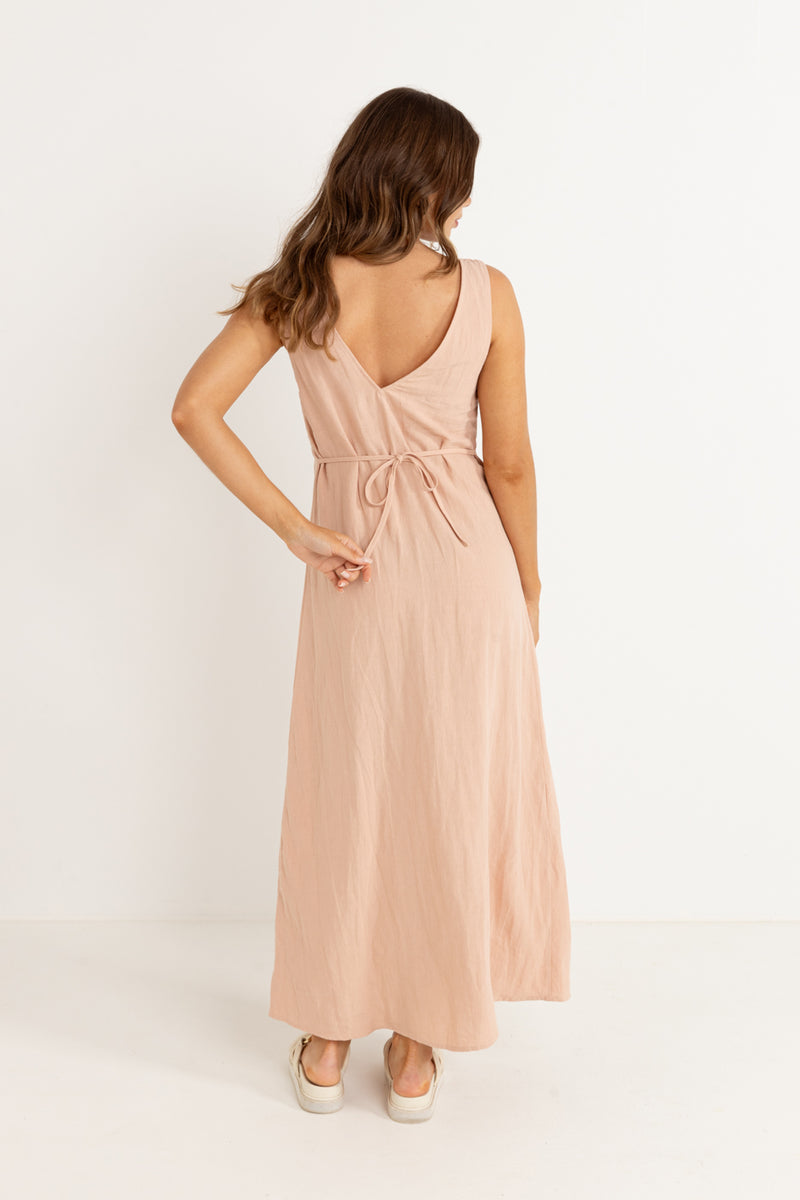 Posie Textured Maxi Dress Blush