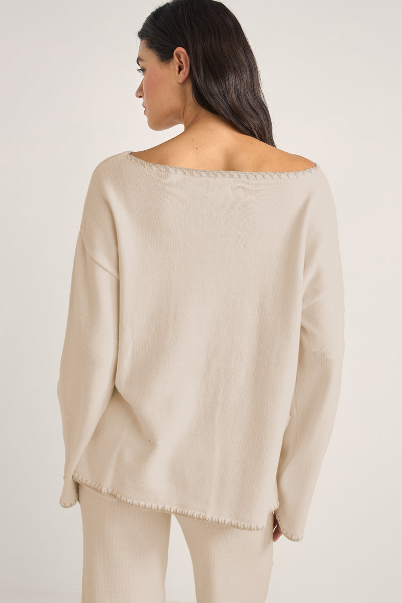 Bondi Knit Jumper Natural