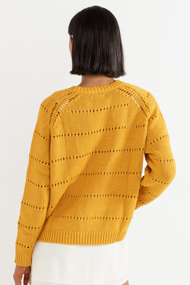 Milo Knit Cardigan Marigold