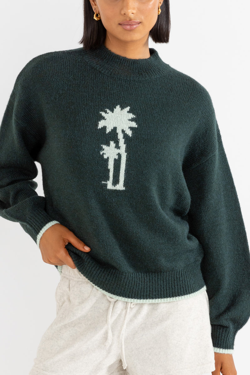 Palm Shadow Jumper Jade