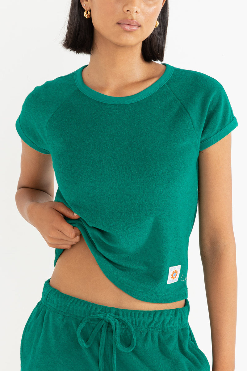 Terry Ringer Tee Jade