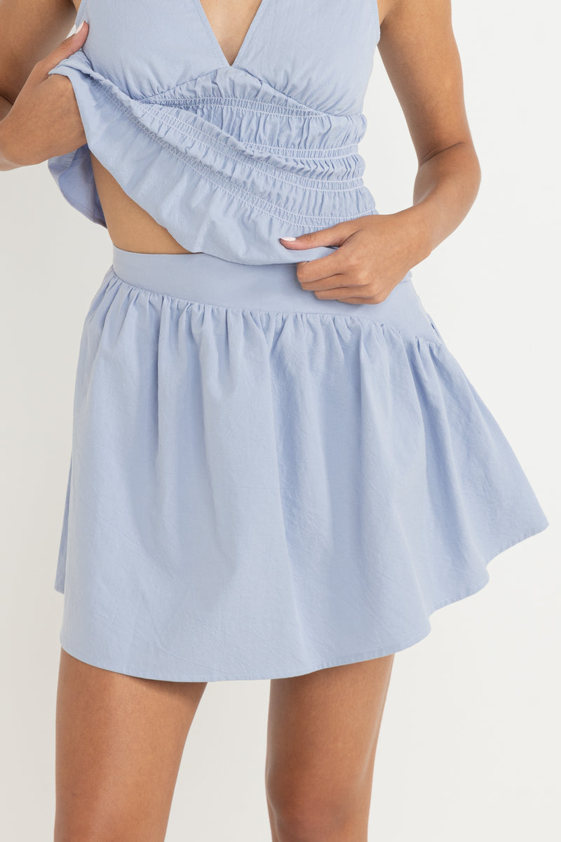 Carlo Mini Skirt Blue