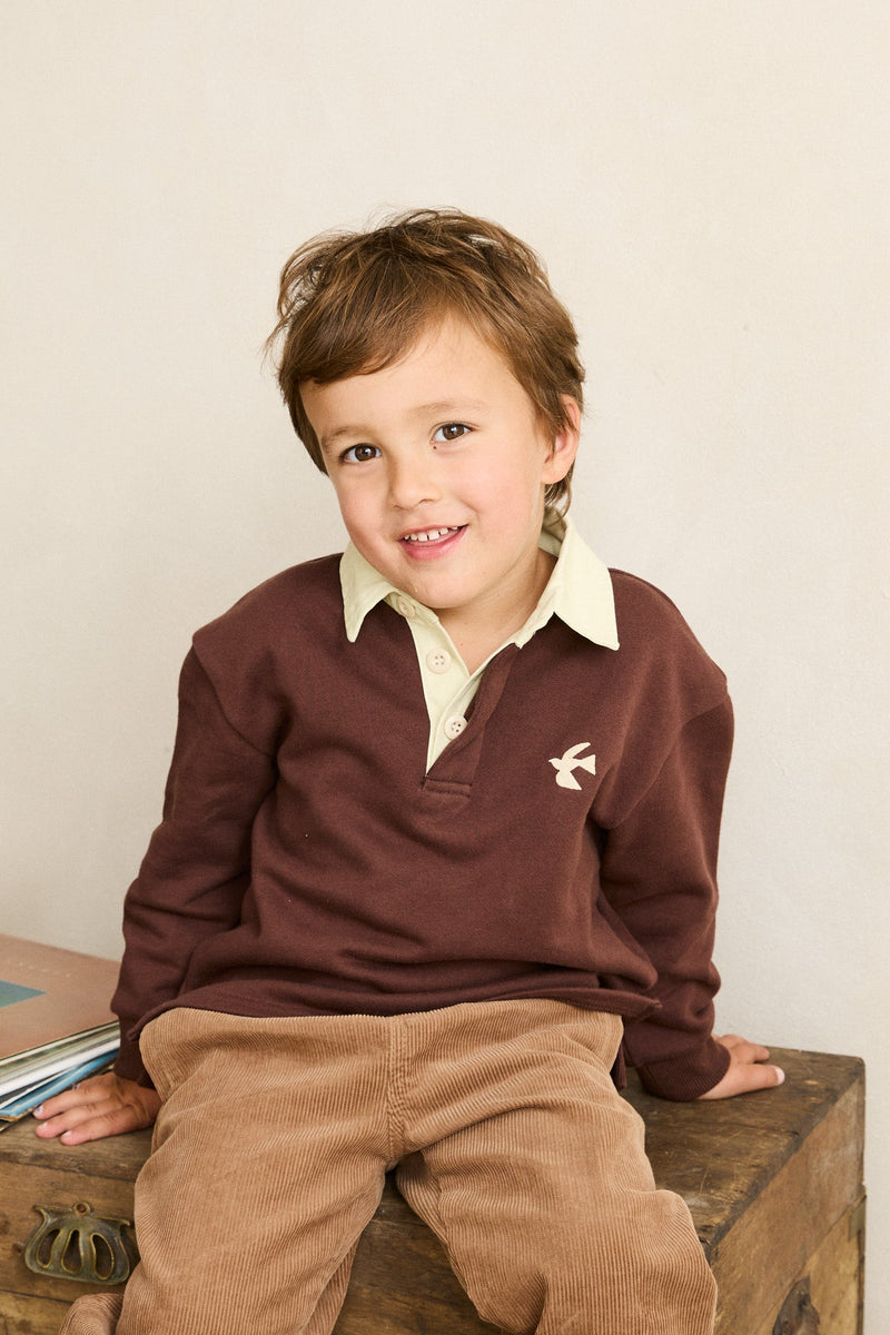 Kids Dreamin Ls Rugby Polo