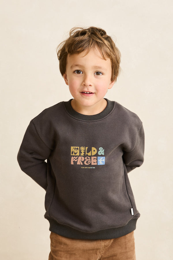 Kids Wild And Free Pullover
