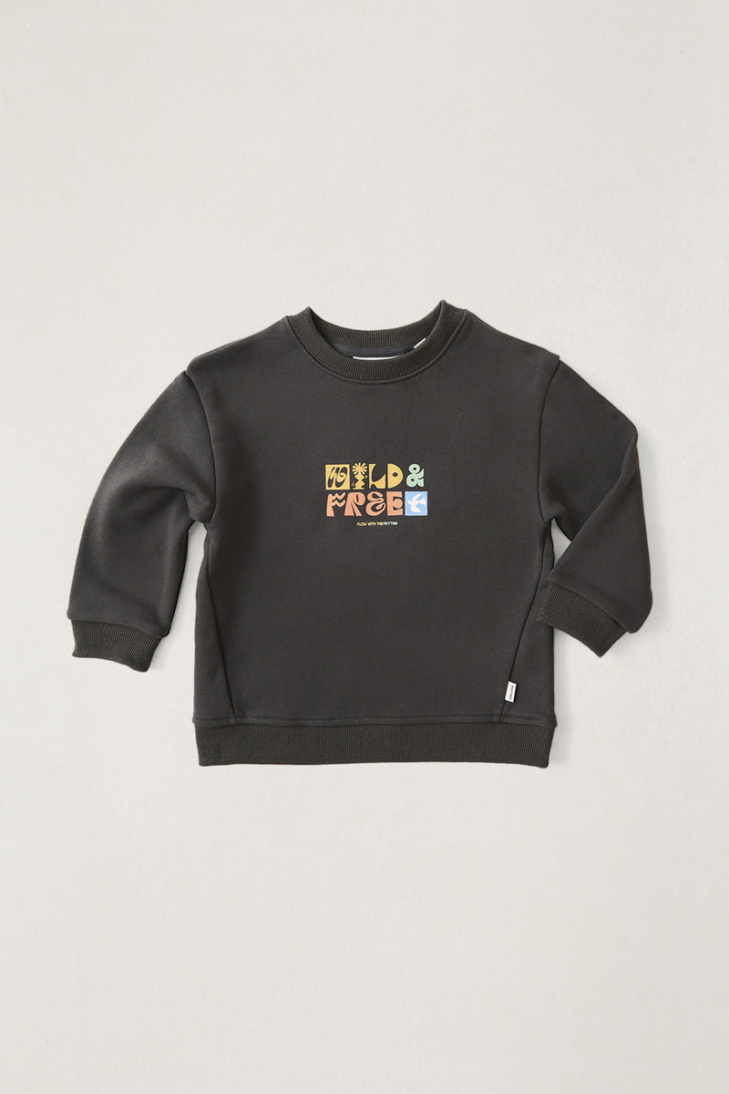 Kids Wild And Free Pullover