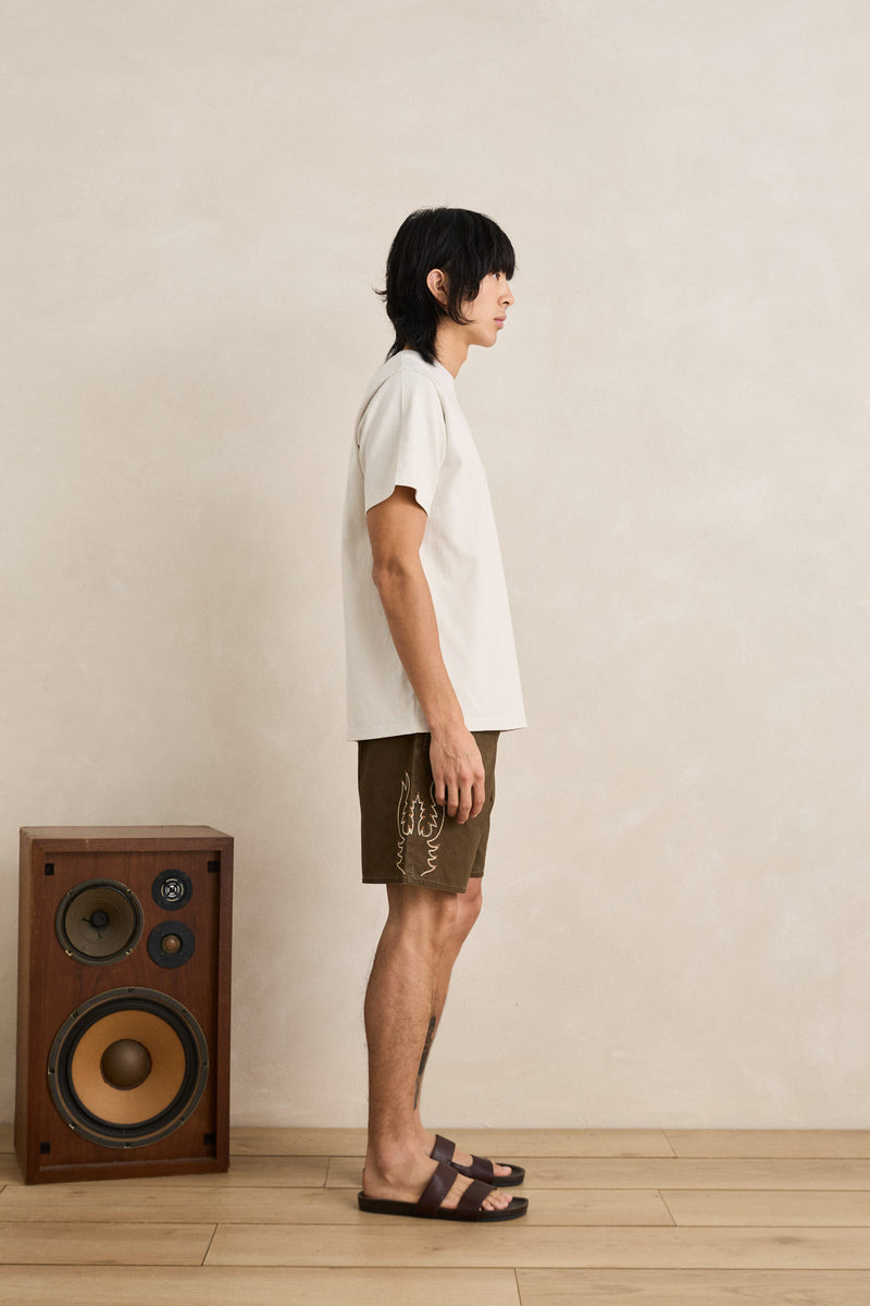 El Rancho Heavy Vintage Ss T-Shirt Natural
