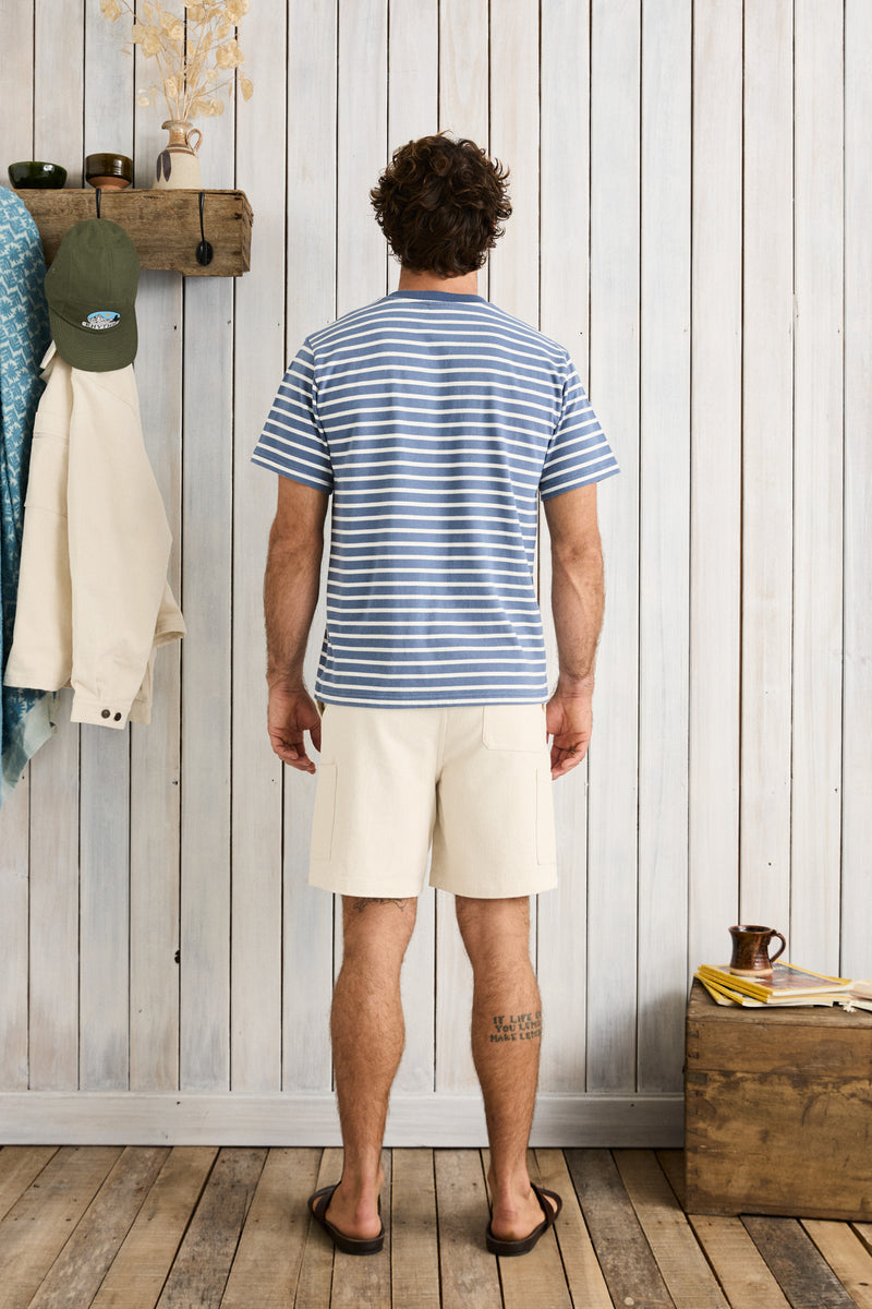 Chasm Ss T-Shirt Multi Blue