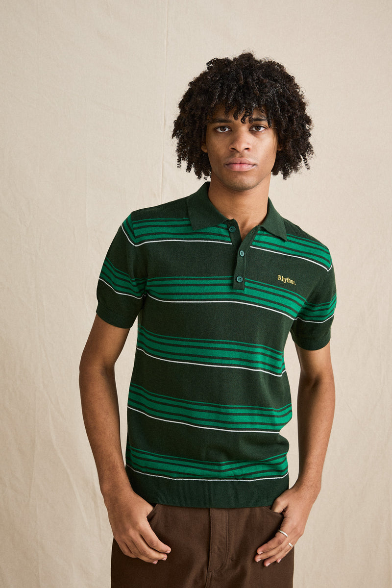 Langer Ss Polo Beer Bottle Green