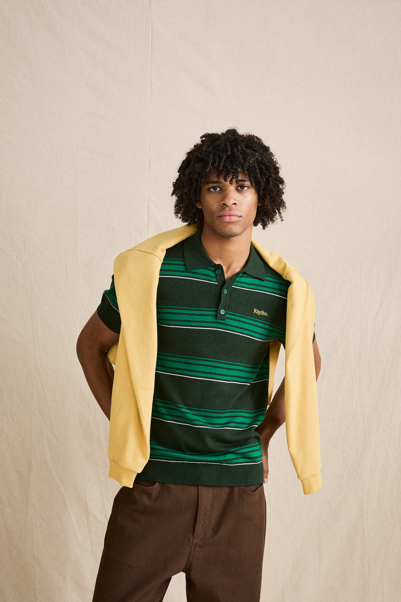 Langer Ss Polo Beer Bottle Green