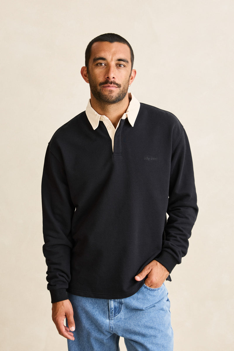 Essential Rugby Polo Charcoal