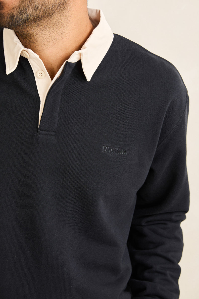 Essential Rugby Polo Charcoal