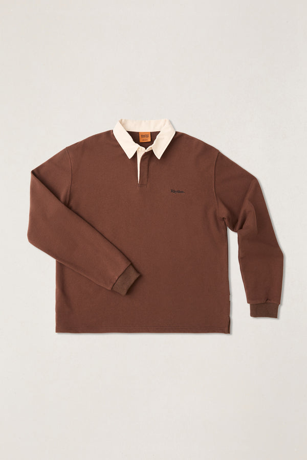 Essential Rugby Polo Chocolate