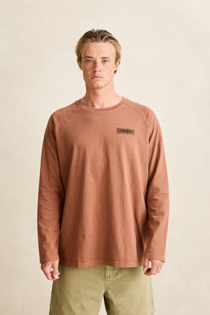 Tack Vintage Ls T-Shirt Caramel