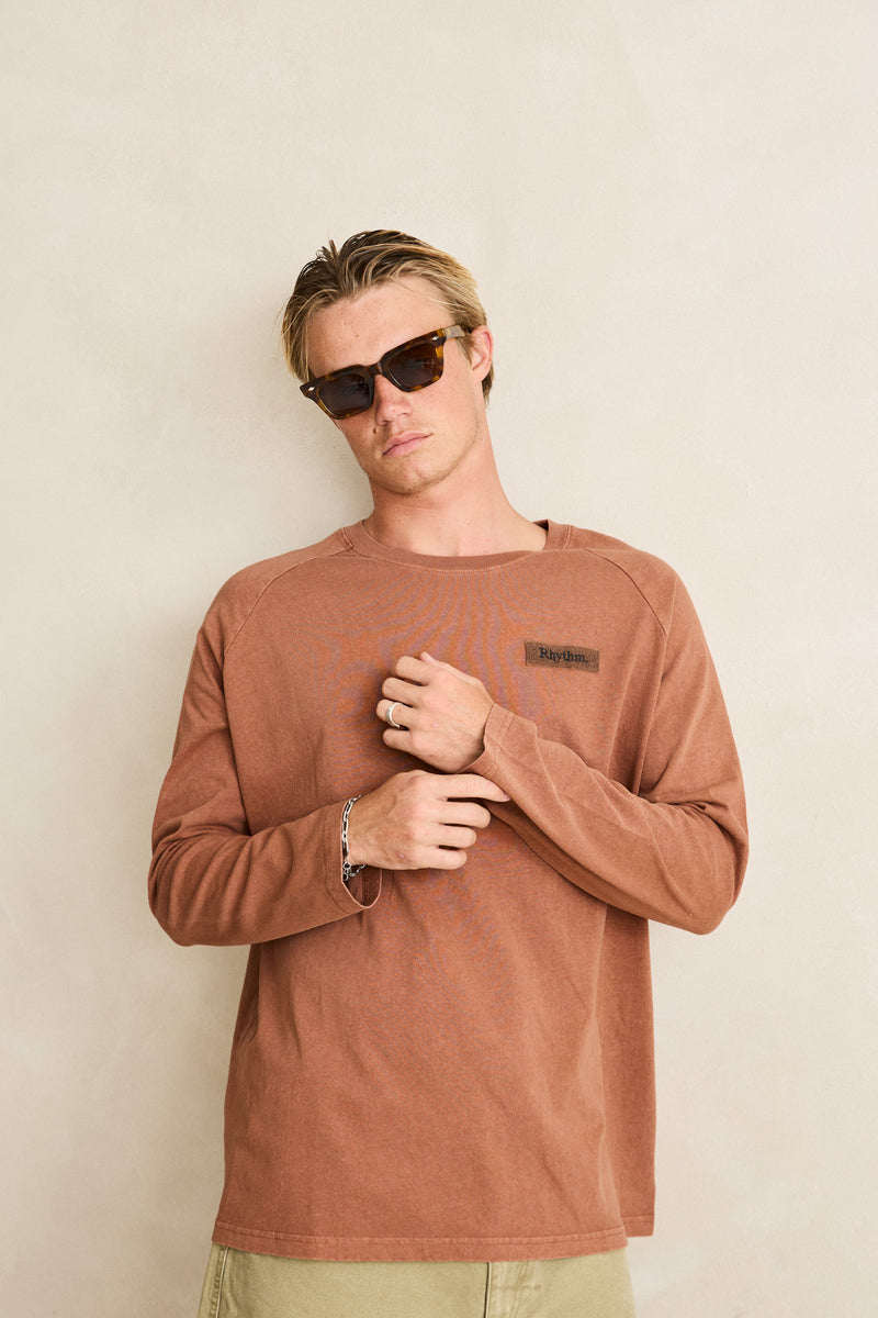 Tack Vintage Ls T-Shirt Caramel